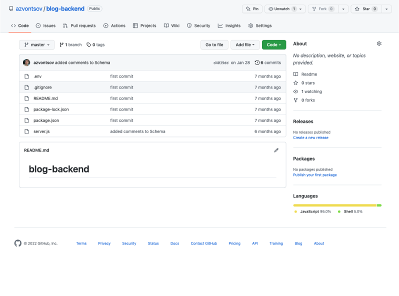 Blog about JavaScript