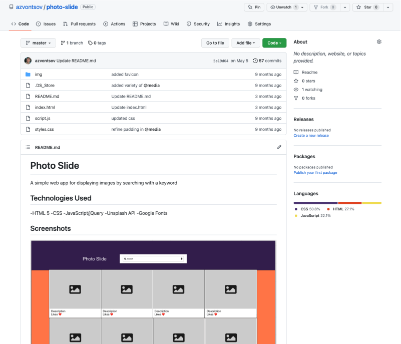 The Art Gallery Website